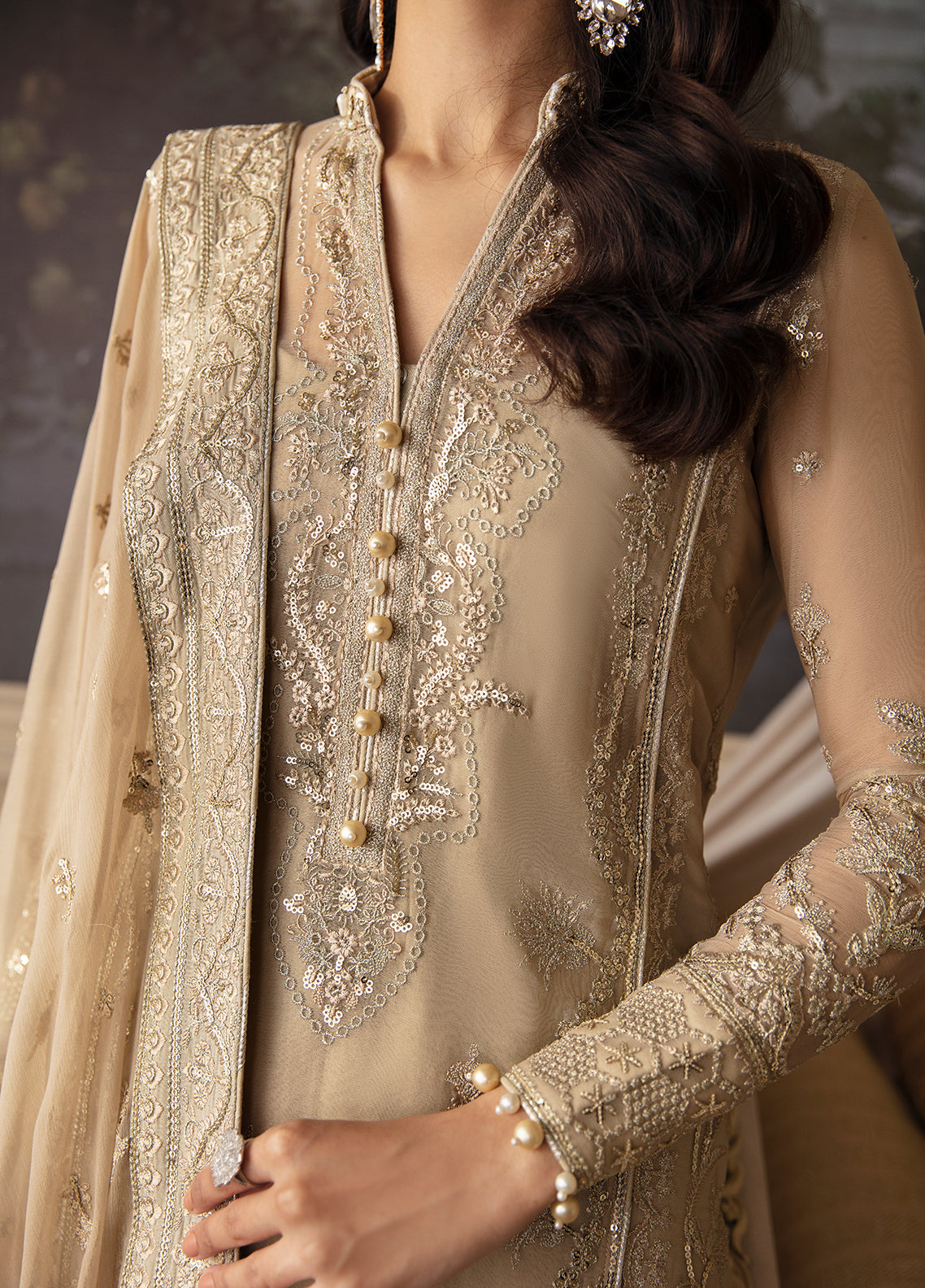 Gulaal Unstitched 3 Piece Emb Chiffon Vol-02 Collection'2023-Ailaah