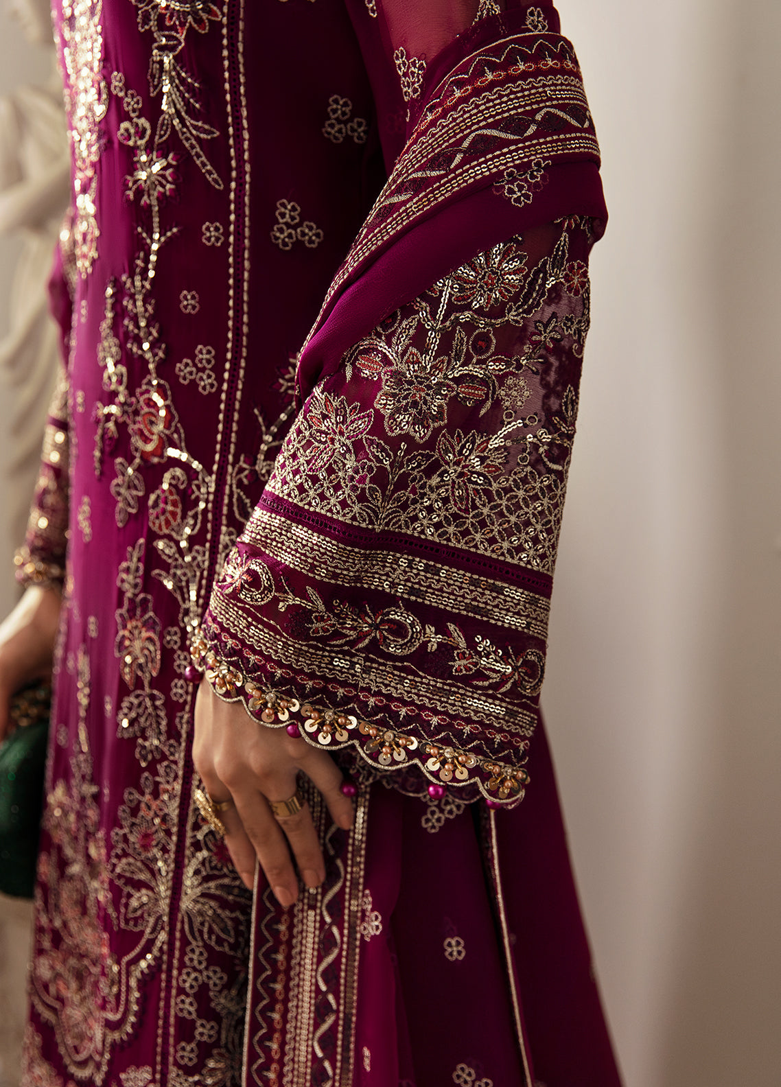 Gulaal Unstitched 3 Piece Emb Chiffon Vol-02 Collection'2023-Zareena