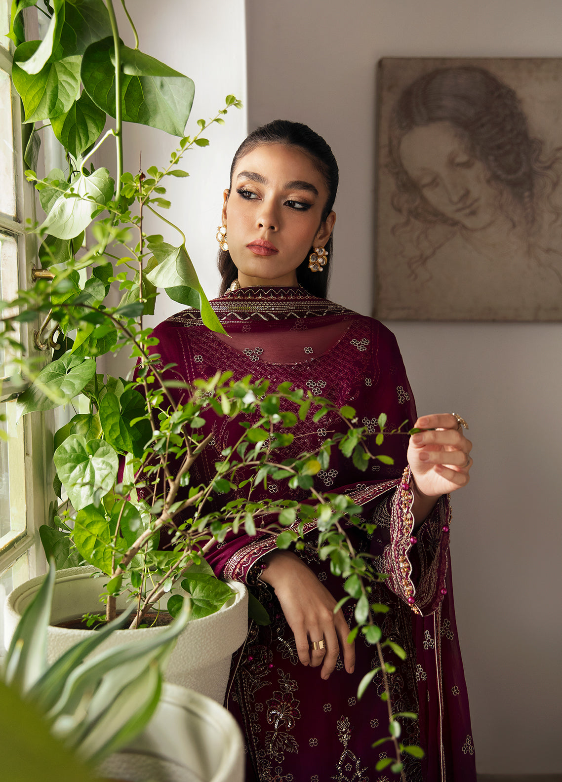 Gulaal Unstitched 3 Piece Emb Chiffon Vol-02 Collection'2023-Zareena