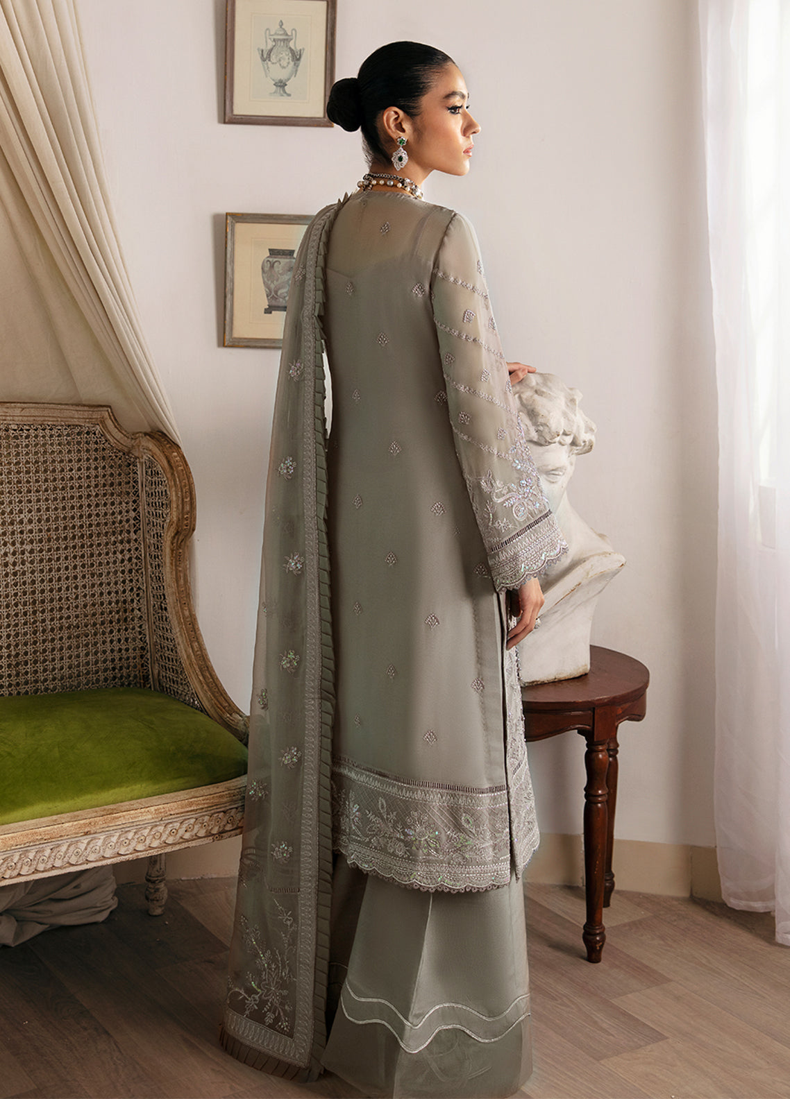 Gulaal Unstitched 3 Piece Emb Chiffon Vol-02 Collection'2023-Sirena
