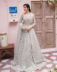 Mehernaaz By Gulaal Unstitched 3 Piece Bridal Couture Collection'2021-Nur B-09 (Without Veil)