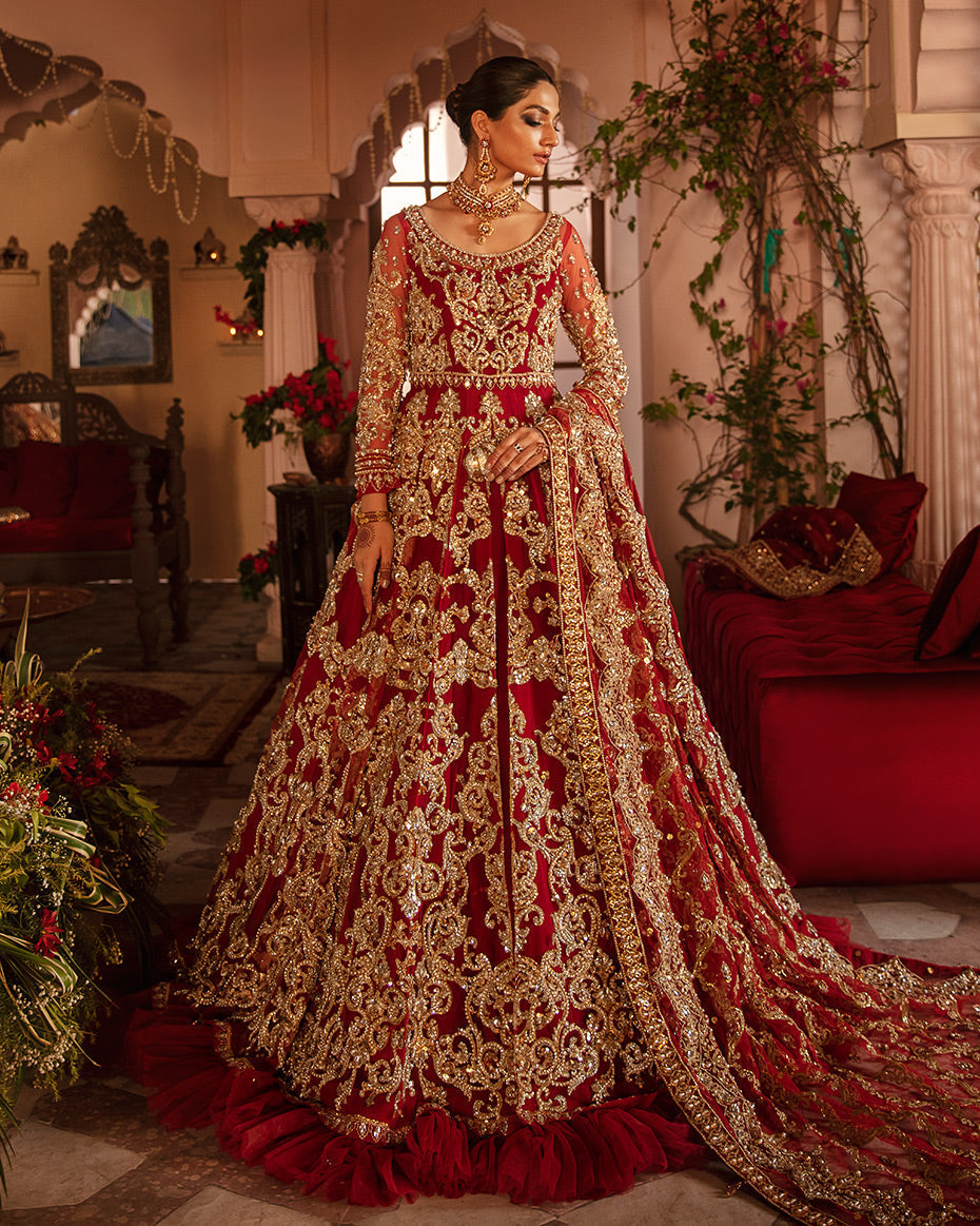 Mehernaaz By Gulaal Unstitched 3 Piece Bridal Couture Collection'2021-Gulrukh B-15