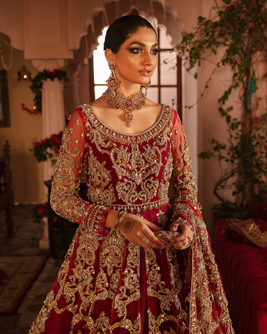 Mehernaaz By Gulaal Unstitched 3 Piece Bridal Couture Collection'2021-Gulrukh B-15