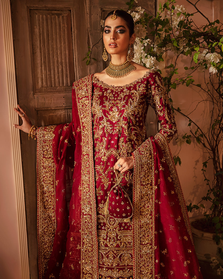 Mehernaaz By Gulaal Unstitched 3 Piece Bridal Couture Collection'2021-Azrah B-12