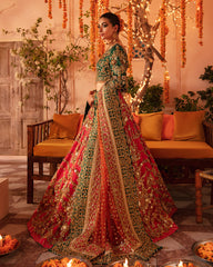 Mehernaaz By Gulaal Unstitched 3 Piece Bridal Couture Suit-Raahima B-17