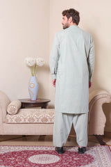 Real Image Mens Kurta Shalwar Winter Collection'2025-P-61sc Green
