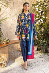 Elaheh By Mbasics Maria B Unstitched 3 Piece Printed Lawn Vol-01 Collection-MB-10