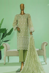 Printkari by Hz Stitched 3 Piece Chikankari Eid Pret Vol-03 Suit-PEC-3P-055