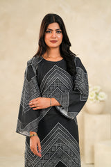 TBC Stitched 2 Piece Printed Summer Suit