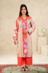 TBC Stitched 2 Piece Printed Summer Suit
