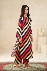 TBC Stitched 2 Piece Printed Summer Suit
