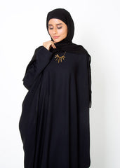 Abaya.Pk Black Butterfly Gown Abaya