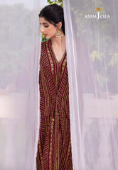 Asim Jofa Abresham '23 Ajab-11 Embroidered Chiffon 2 Pcs