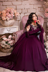 Nigah e Shoq By Haniumaimaz Stitched 2 Piece Formals Suit-MAHAM