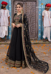 Asim Jofa Abresham '23 Ajab-25 Embroidered Chiffon 3 Pcs