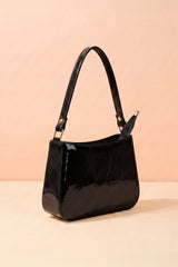 Fineur Shoulder Bag Shiny Crush - Black