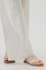 Sprinkles Stitched 1 Piece Summer Bottoms Kids Collection'2025-Lawn White Trouser