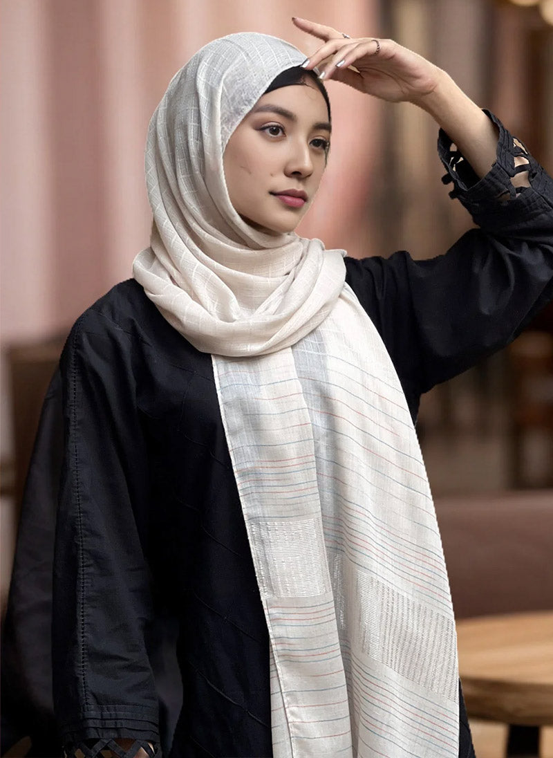 Hijab Ul Hareem Multi Stripe Hijab