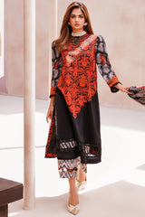 C Prints By Charizma Unstitched 3 Piece Printed Lawn Vol-07 Black Edition Suit-CP4-60