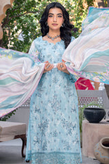 Rut Rang By Riaz Arts Unstitched 3 Piece Digital Print Emb Suit-D-01
