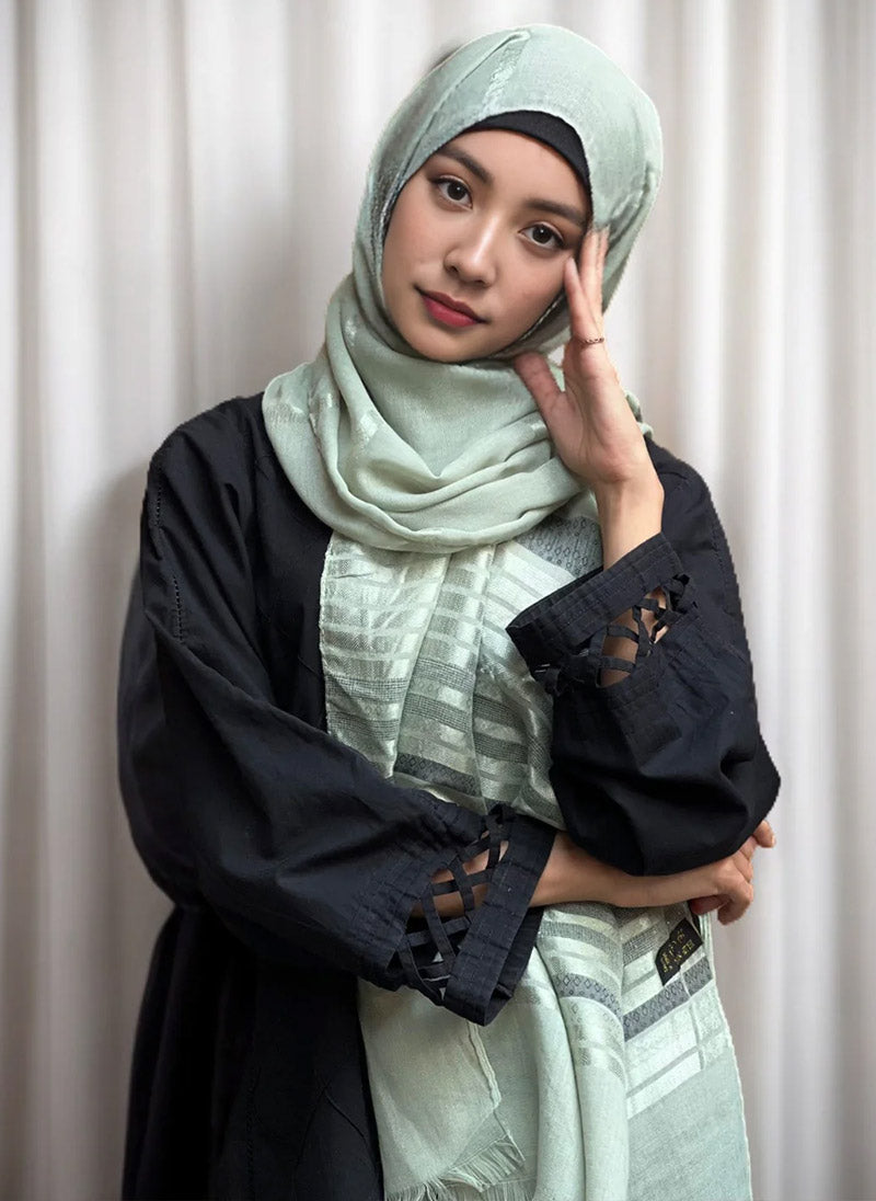 Hijab Ul Hareem Solid Color Fancy Hijabs