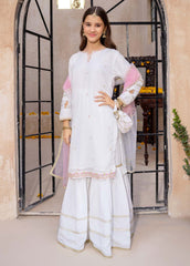 Modest Stitched 3 Piece Festive Edit Vol-02 Suit-10910-Wht