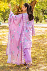 Range By Charizma Unstitched 3 Piece Emb Lawn Vol-01 Suit-CRN4-01