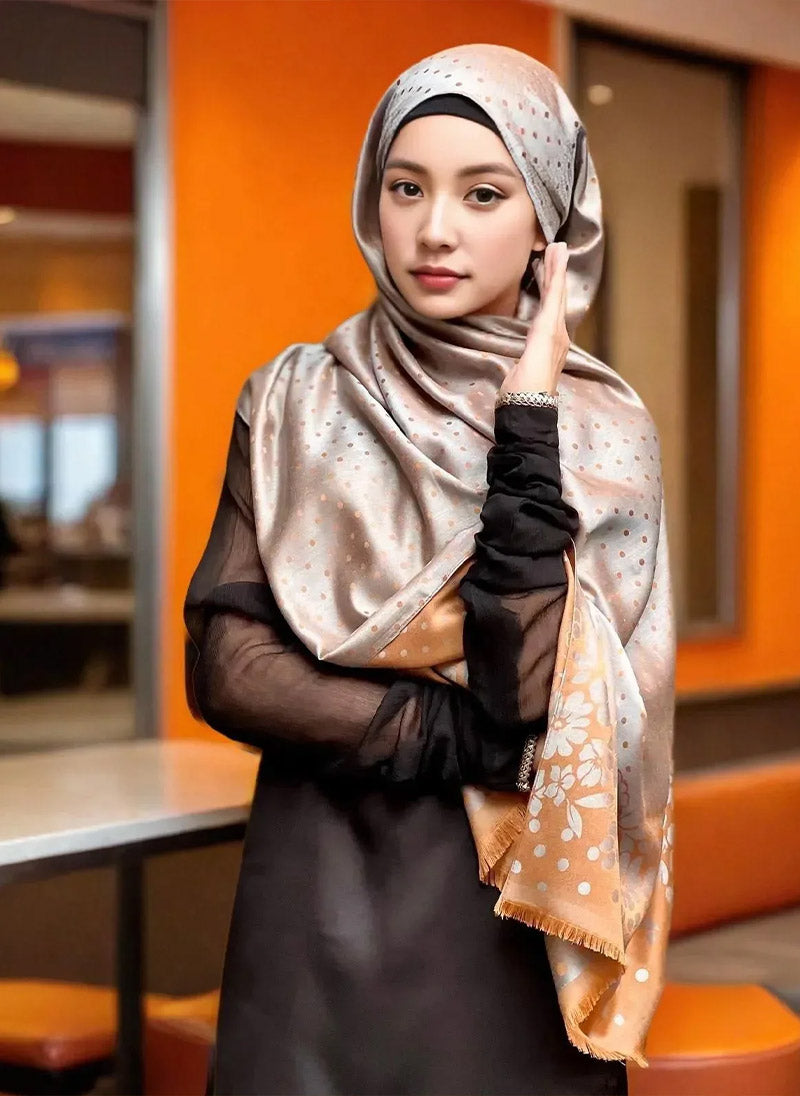 Hijab Ul Hareem Dot Print Hijabs