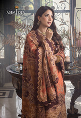 Asim Jofa Aira & Asra Winter Shawl Collection Ajiw-09 Printed Khaddar 3 Pcs