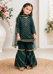 Modest Stitched 3 Piece Festive Edit Vol-02 Suit-10100-Grn