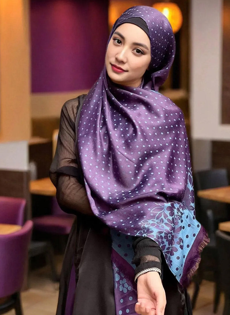 Hijab Ul Hareem Dotted Print Hijabs