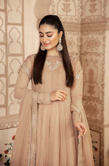 Kalidaar Frocks By Asma & Sidra Stitched Formals Suit-Norah (Plain Chiffon Frock)