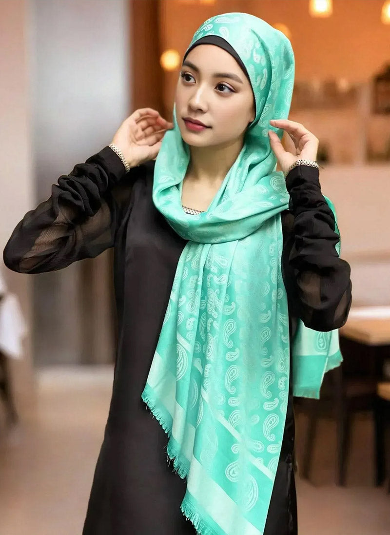 Hijab Ul Hareem Paisley Print Hijabs