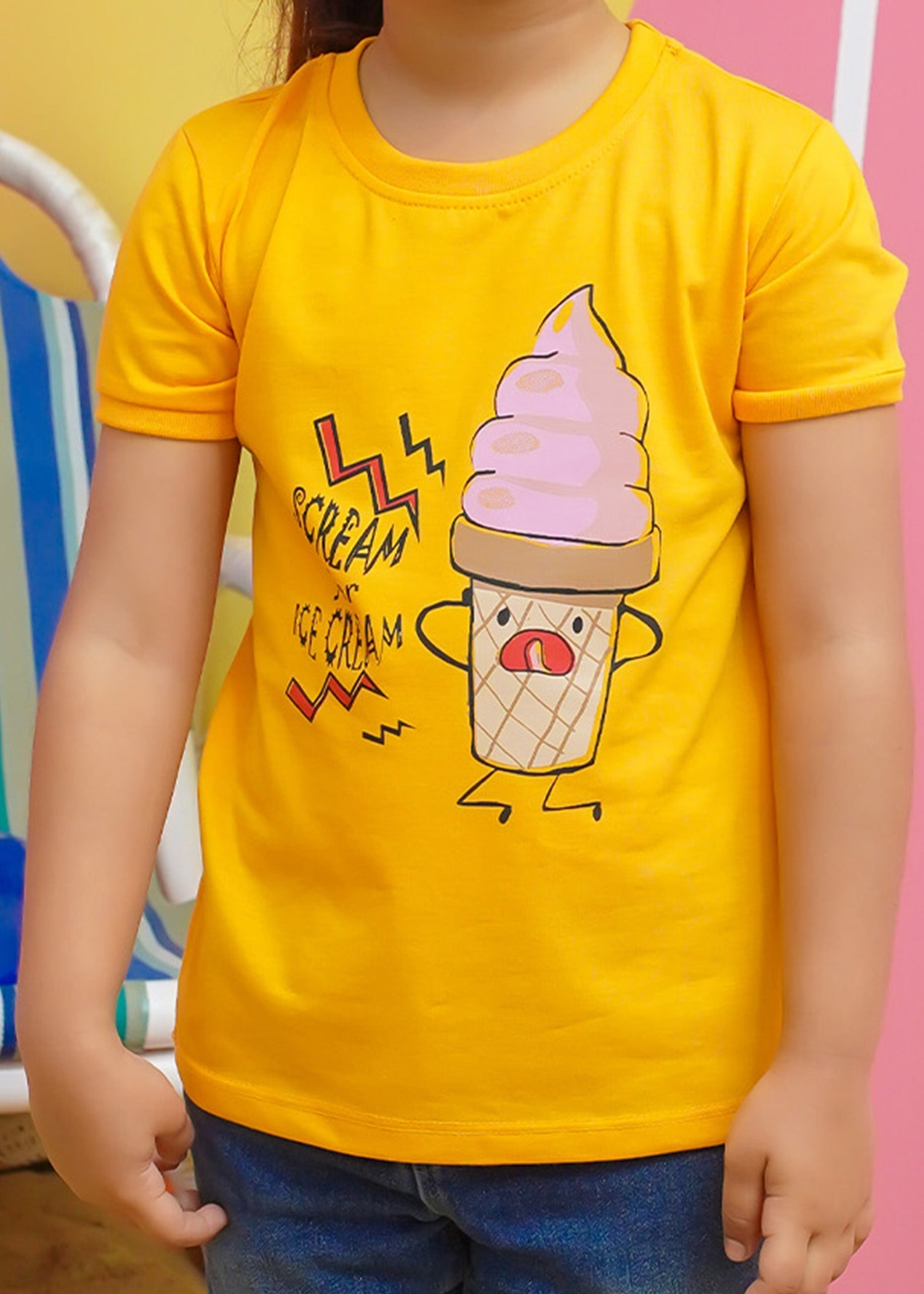 Modest Stitched Summer Kids Collection'2024-Ice Cream Graphic Tee