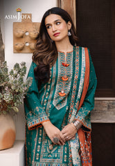 Asim Jofa Designers Limited Edition Ajbud-19 Printed Stitched 3 Pcs