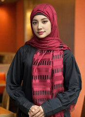 Hijab Ul Hareem Elegant Stripes Hijab