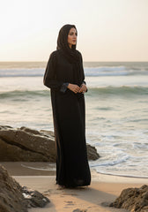 Hijabi.Pk Black Jade Abaya