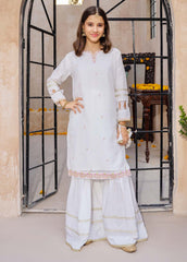 Modest Stitched 3 Piece Festive Edit Vol-02 Suit-10910-Wht
