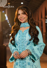 Asim Jofa Eid Signature Ajubf-31 Embroidered Jacquard 3 Pcs