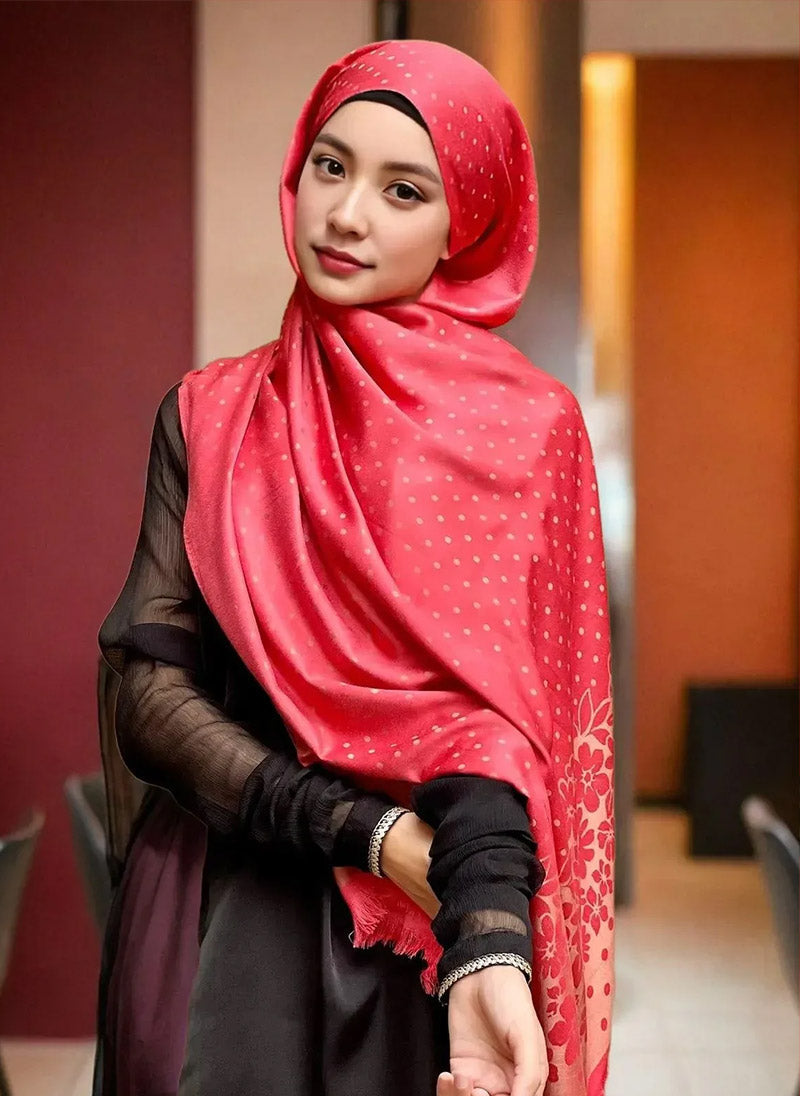 Hijab Ul Hareem Dot Print Hijab