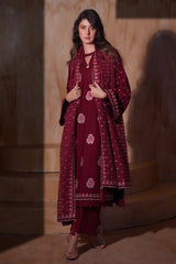Aayra Stitched Winter Collection'2025-AY1146 - Ruby Gardenia 3Pc