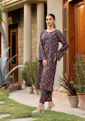 Botanical Bliss -  2 PC Stitched Lawn Suit - Zarasi.pk