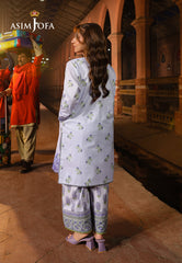 Asim Jofa Eid Signature Ajubf-27 Printed Embroidered Lawn 2 Pcs