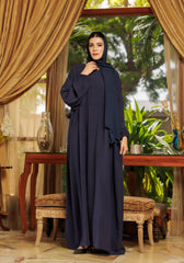Abaya.Pk Loop Button Blue Abaya