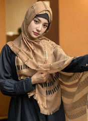 Hijab Ul Hareem Elegant Stripes Hijab