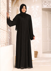  Black Nida Fabric Hand Work
