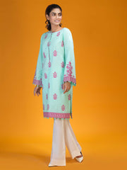 Basic Pret By Zaaviay Stitched Mint Breeze