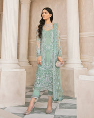 Mirabella By Gulaal Unstitched 3 Piece Eid Suit-Selene Embroidered Net 4-Piece Suit MG-02
