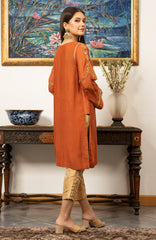 Joy Pret By Zaaviay Stitched Zoranj (Kurti Only)