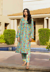 Summer Bloom -  2 PC Stitched Lawn Suit - Zarasi.pk